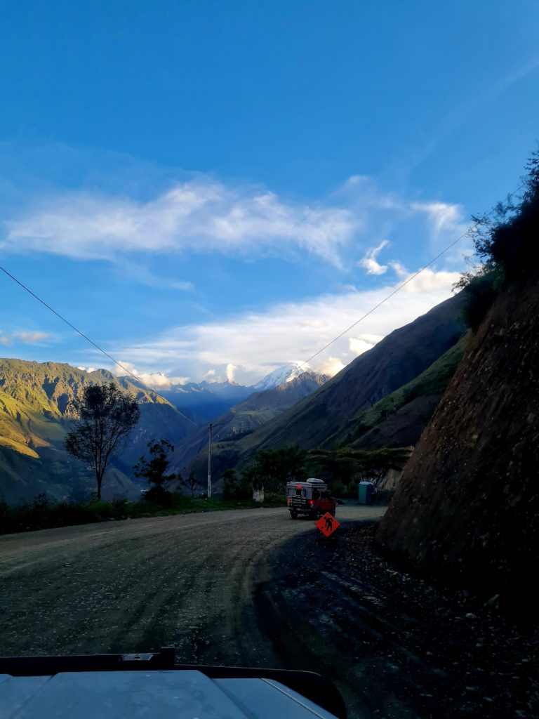 Strassenbau auf dem Weg nach Machu Picchu